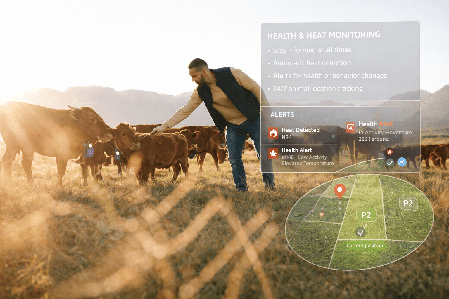 Health monitoring of livestock